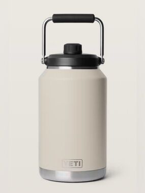 Yeti Cape Taupe Insulated 1 gallon Jug with Black Handle